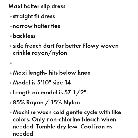 - Eloquii Plus Size Maxi Halter Slipdress - Picture 4 of 4